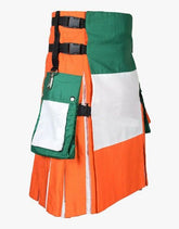 Irish Flag Cotton Utility Knit - Hybrid - Scottish Kilt Jacket™ USA-UK